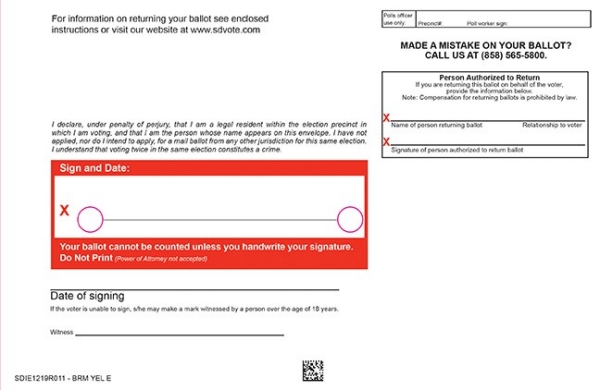 Important Steps When Voting Your Mail Ballot Important Steps When Voting Your Mail Ballot