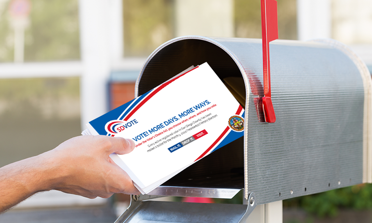 Se envían postales a los votantes registrados para la Elección General Presidencial de noviembre.