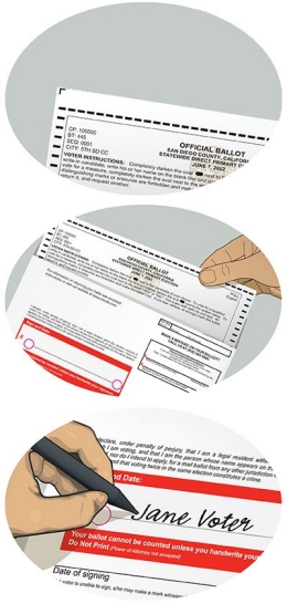 Vote by Mail Steps