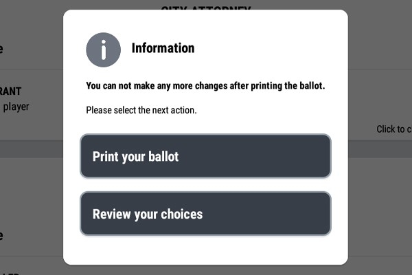 7. Print Your Ballot 7. Print Your Ballot