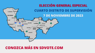 7 de noviembre de 2023, Elección Especial Cuarto Distrito de Supervisión